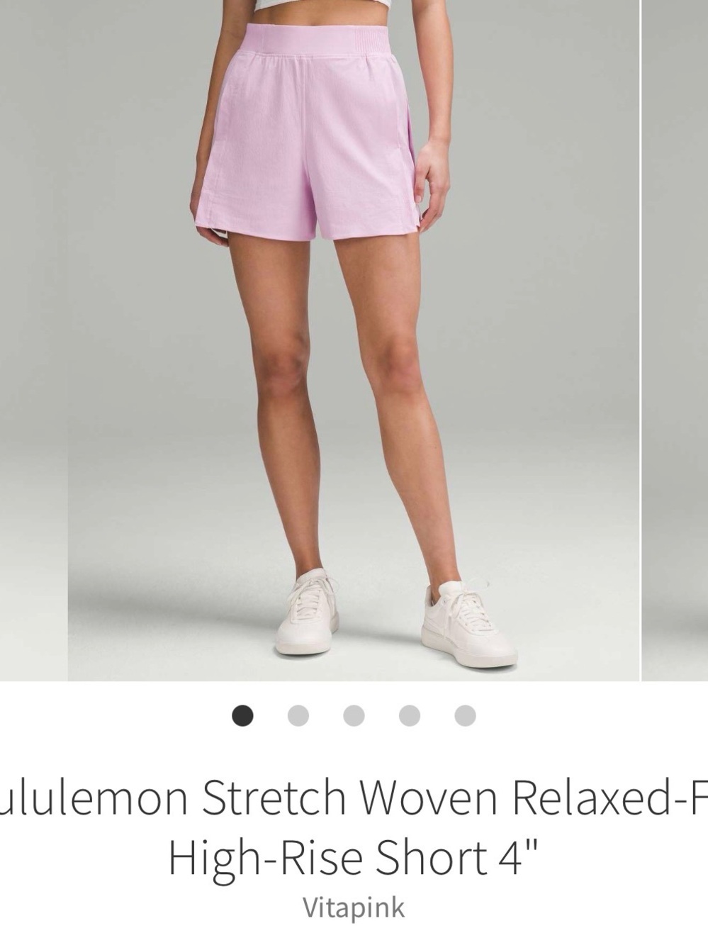 NWT - Lululemon Stretch Woven Relaxed-Fit High-Rise Short 4"